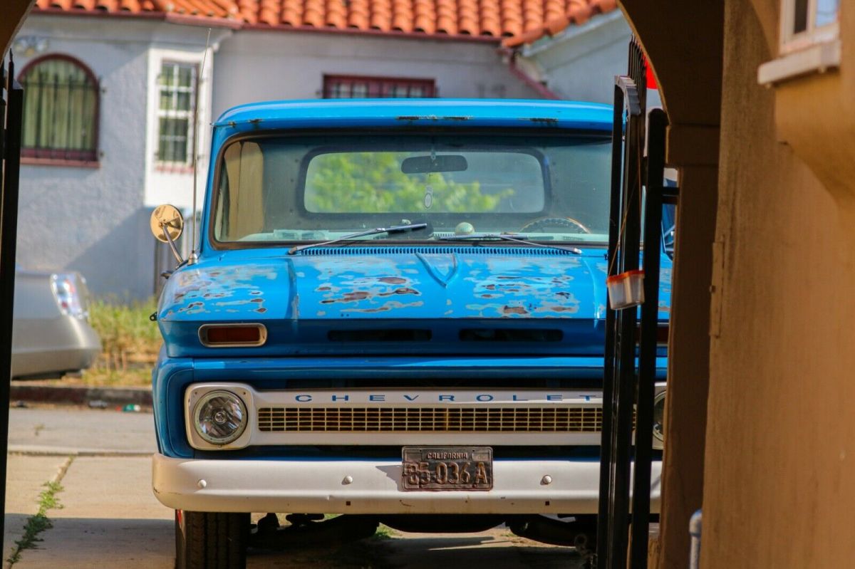 1966 Blue Chevrolet C-10 Pick up