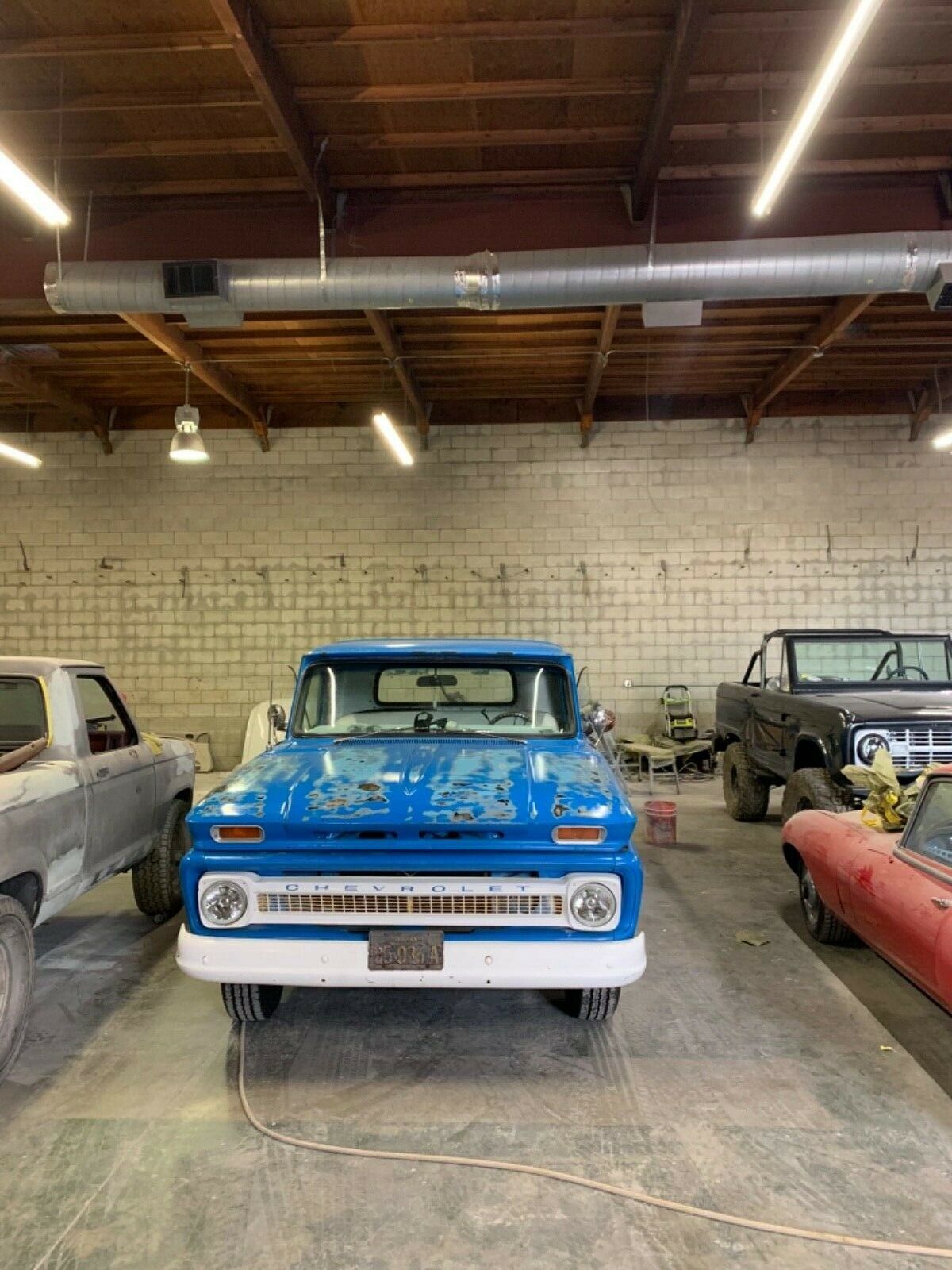 1966 Blue Chevrolet C-10 Pick up