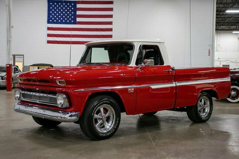 1966 Red Chevrolet C-10 --