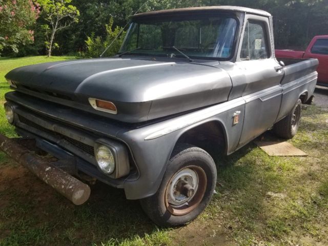 1966 Gray Chevrolet C-10 Standard Cab Pickup
