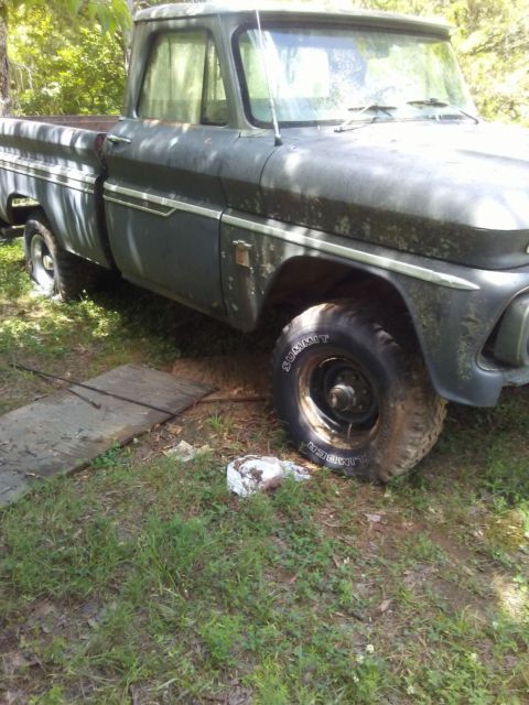 1966 Gray Chevrolet C-10 Standard Cab Pickup