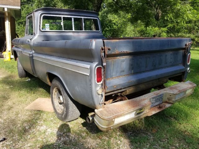1966 Gray Chevrolet C-10 Standard Cab Pickup