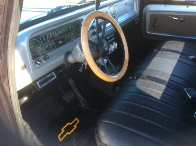 1966 Black Cherry Chevrolet C-10 C10 long box