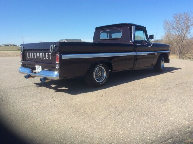 1966 Black Cherry Chevrolet C-10 C10 long box