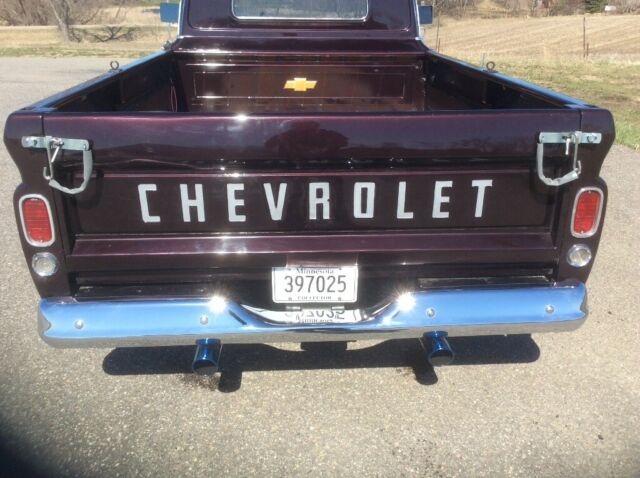 1966 Black Cherry Chevrolet C-10 C10 long box