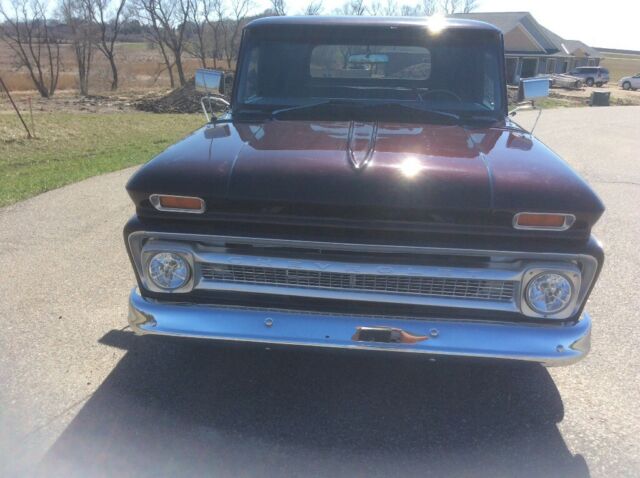 1966 Black Cherry Chevrolet C-10 C10 long box