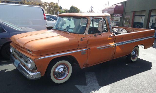 1966 Orange Chevrolet Other Pickups long bed