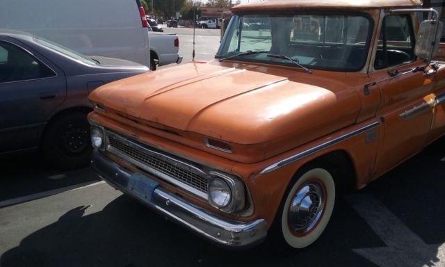 1966 Orange Chevrolet Other Pickups long bed