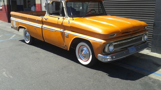 1966 Orange Chevrolet Other Pickups long bed