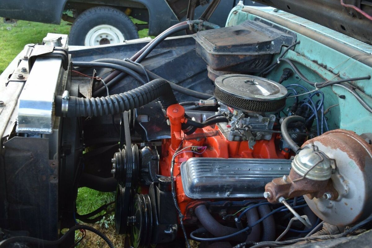 1966 Blue Chevrolet C-10 Standard Cab Pickup