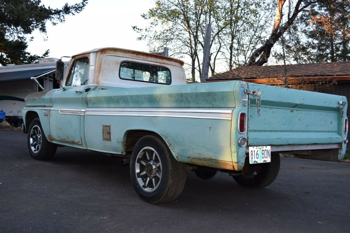 1966 Blue Chevrolet C-10 Standard Cab Pickup