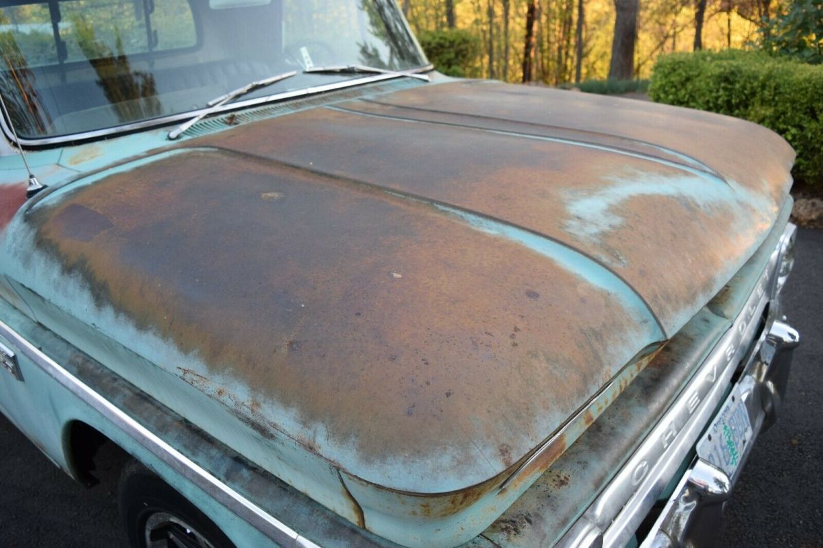 1966 Blue Chevrolet C-10 Standard Cab Pickup