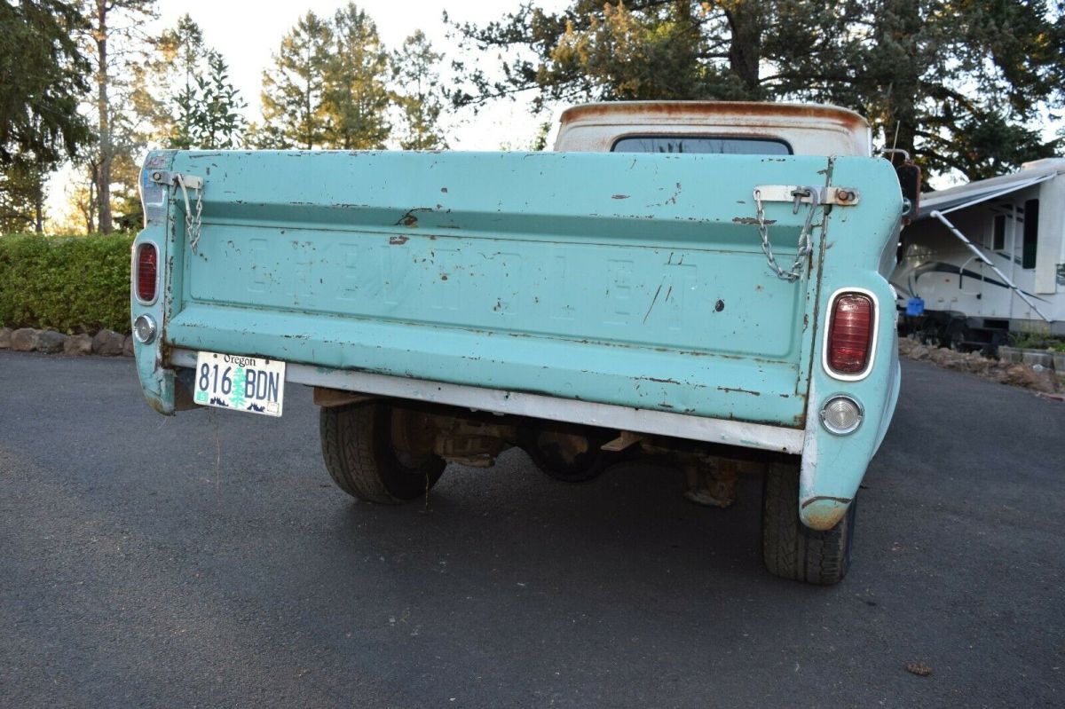 1966 Blue Chevrolet C-10 Standard Cab Pickup