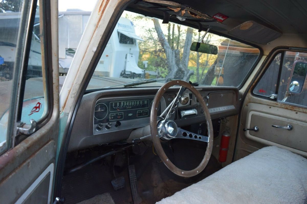 1966 Blue Chevrolet C-10 Standard Cab Pickup
