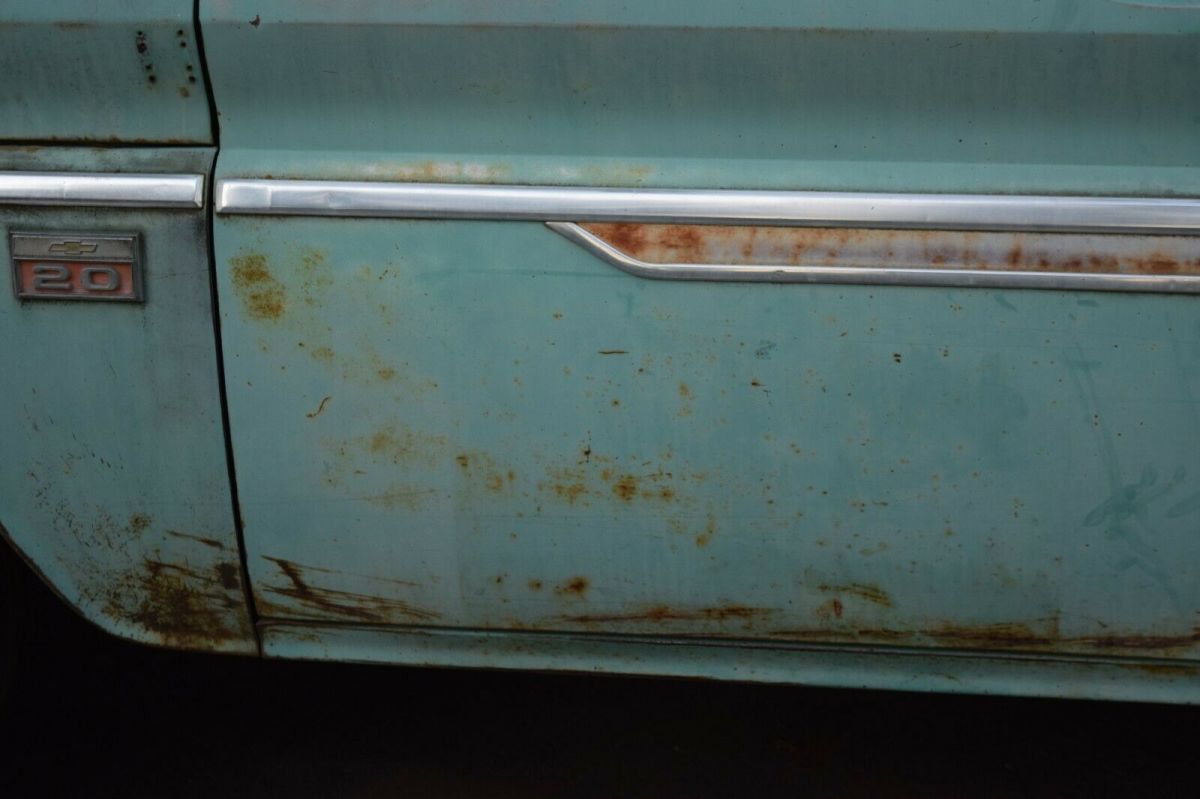 1966 Blue Chevrolet C-10 Standard Cab Pickup