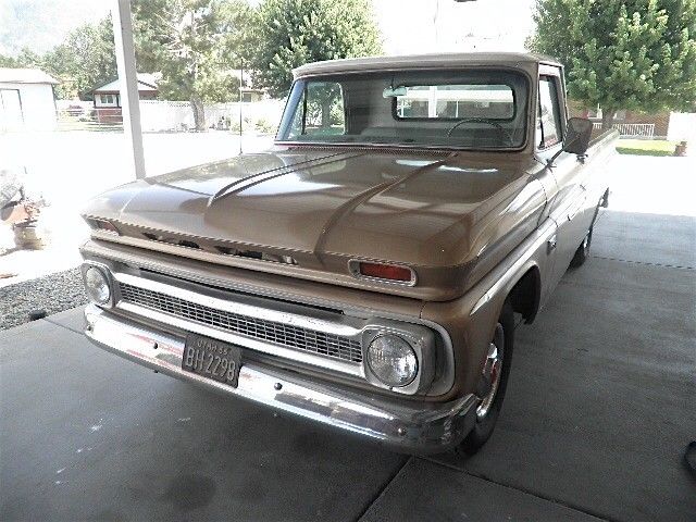 1966 Gold Chevrolet C-10 Standard Cab Pickup