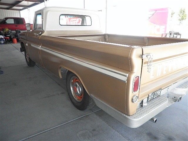 1966 Gold Chevrolet C-10 Standard Cab Pickup