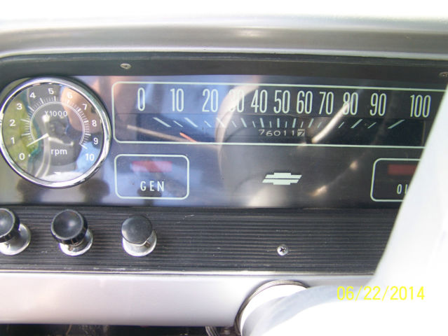 1966 Blue and Silver Chevrolet C-10 U/K