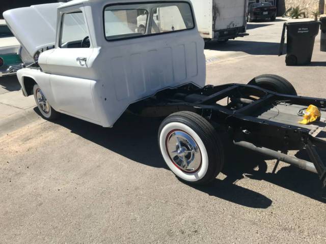 1966 White Chevrolet C-10 Standard Cab Pickup