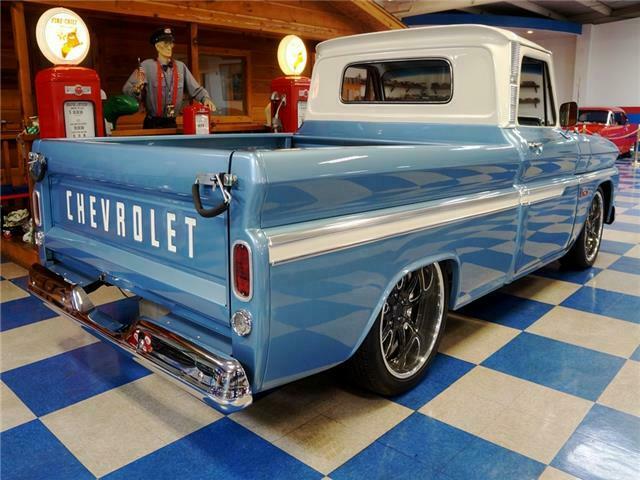 1966 Blue Chevrolet C-10 --