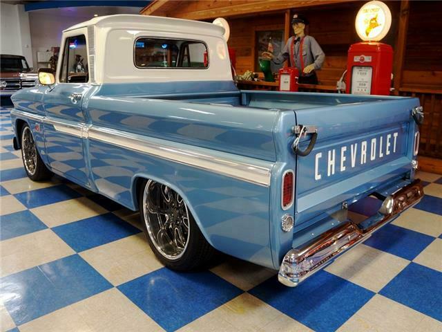 1966 Blue Chevrolet C-10 --
