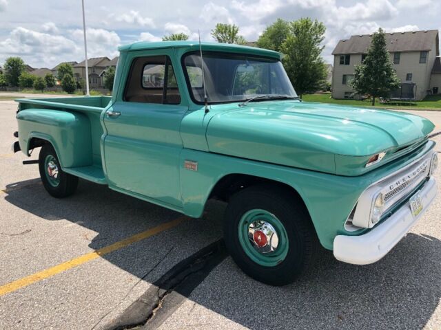 1966 Green Chevrolet C-10