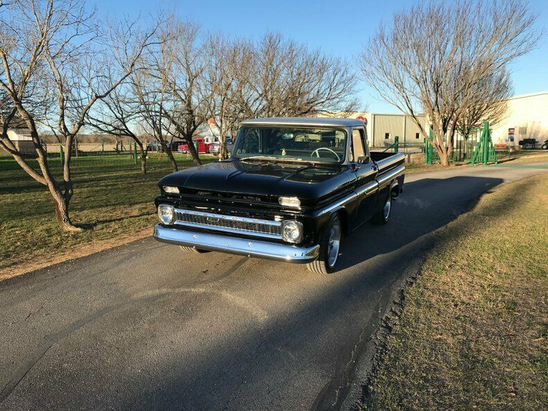 1966 Black Chevrolet C-10 Pickup Truck