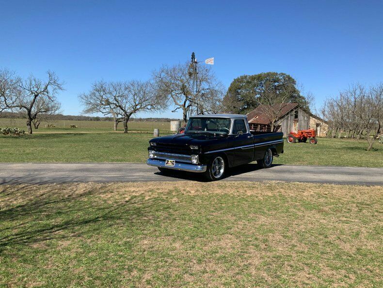 1966 Black Chevrolet C-10 Pickup Truck