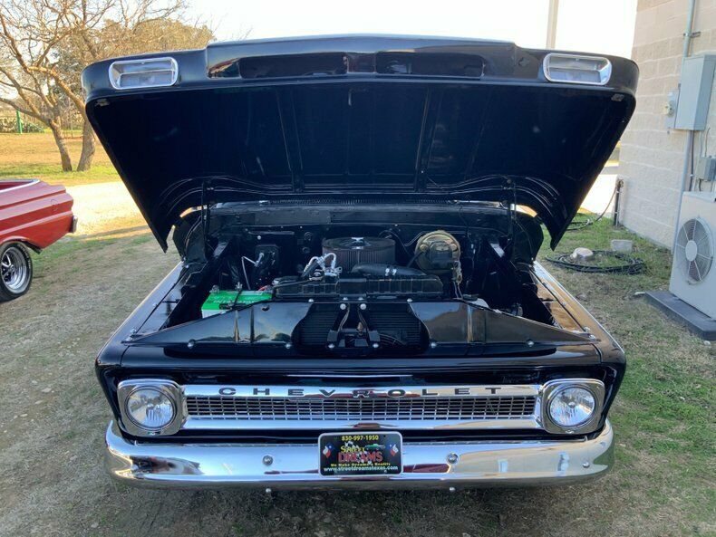 1966 Black Chevrolet C-10 Pickup Truck