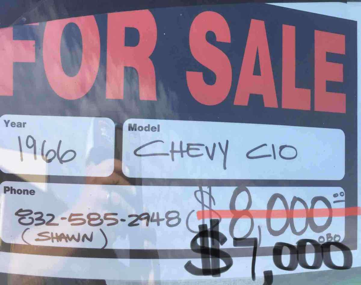 1966 Green Chevrolet C10/K10 Pickup