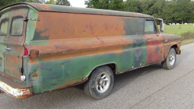 1966 Green Chevrolet C30 Panel