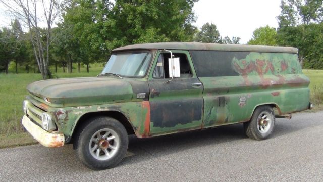 1966 Green Chevrolet C30 Panel