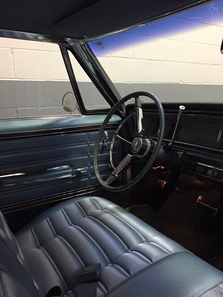 1966 Blue Chevrolet Caprice Coupe