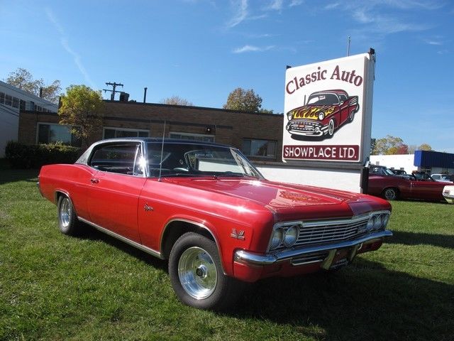 1966 Red Chevrolet Capriceold 2 DOOR