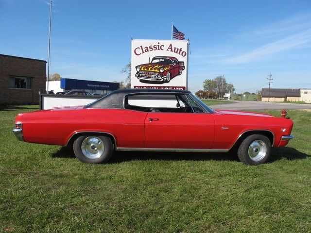 1966 Red Chevrolet Capriceold 2 DOOR