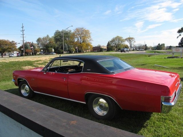 1966 Red Chevrolet Capriceold 2 DOOR