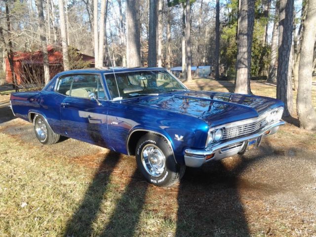 1966 Royal Blue Chevrolet Caprice Coupe