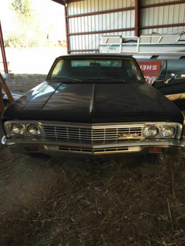 1966 Blue Chevrolet Caprice Coupe