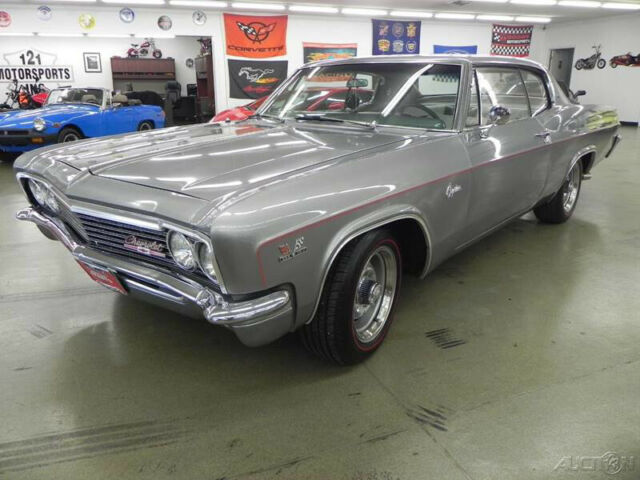 1966 Silver Chevrolet Caprice Coupe