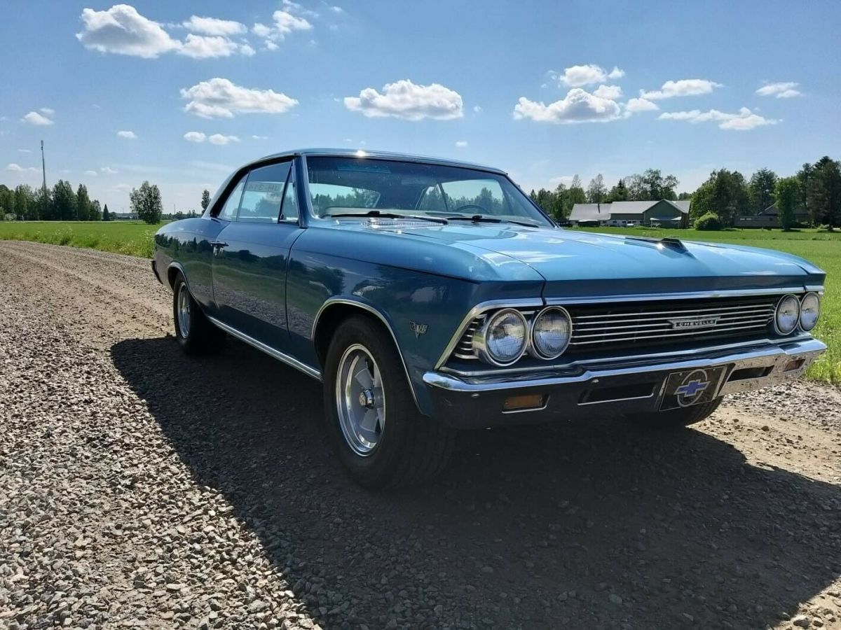 1966 Blue Chevrolet Chevelle Coupe