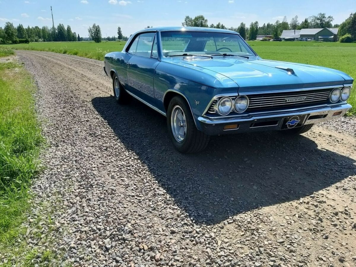 1966 Blue Chevrolet Chevelle Coupe