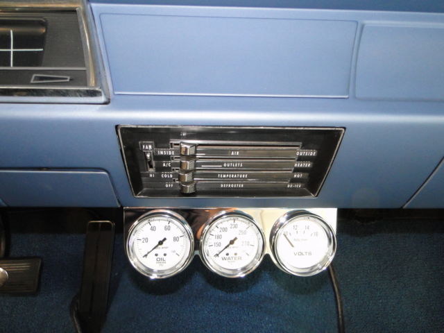 1966 Blue Chevrolet Chevelle Coupe