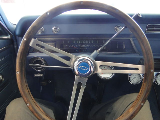 1966 Blue Chevrolet Chevelle Coupe