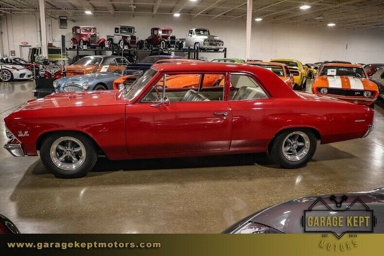 1966 Red Chevrolet Chevelle Coupe