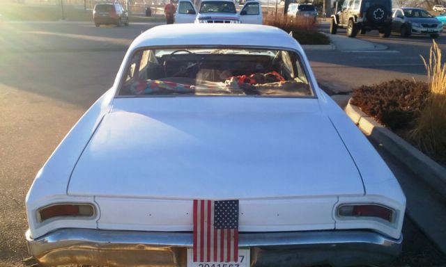 1966 white Chevrolet Chevelle Coupe