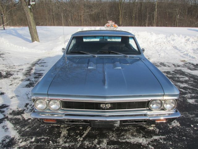1966 Mist Blue Chevrolet Chevelle Coupe
