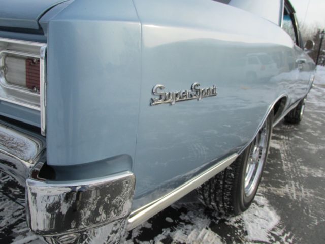 1966 Mist Blue Chevrolet Chevelle Coupe