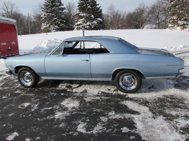 1966 Mist Blue Chevrolet Chevelle Coupe