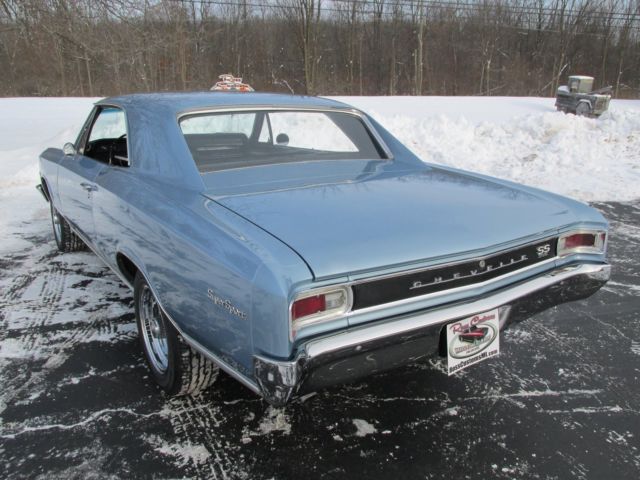 1966 Mist Blue Chevrolet Chevelle Coupe