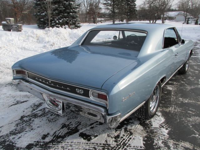 1966 Mist Blue Chevrolet Chevelle Coupe